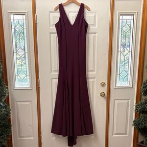 Elegant Purple Evening Gown